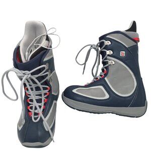Brand New Burton Breed Snowboard Boots!  8.5 or 9  Blue & Gray  Traditional Lace